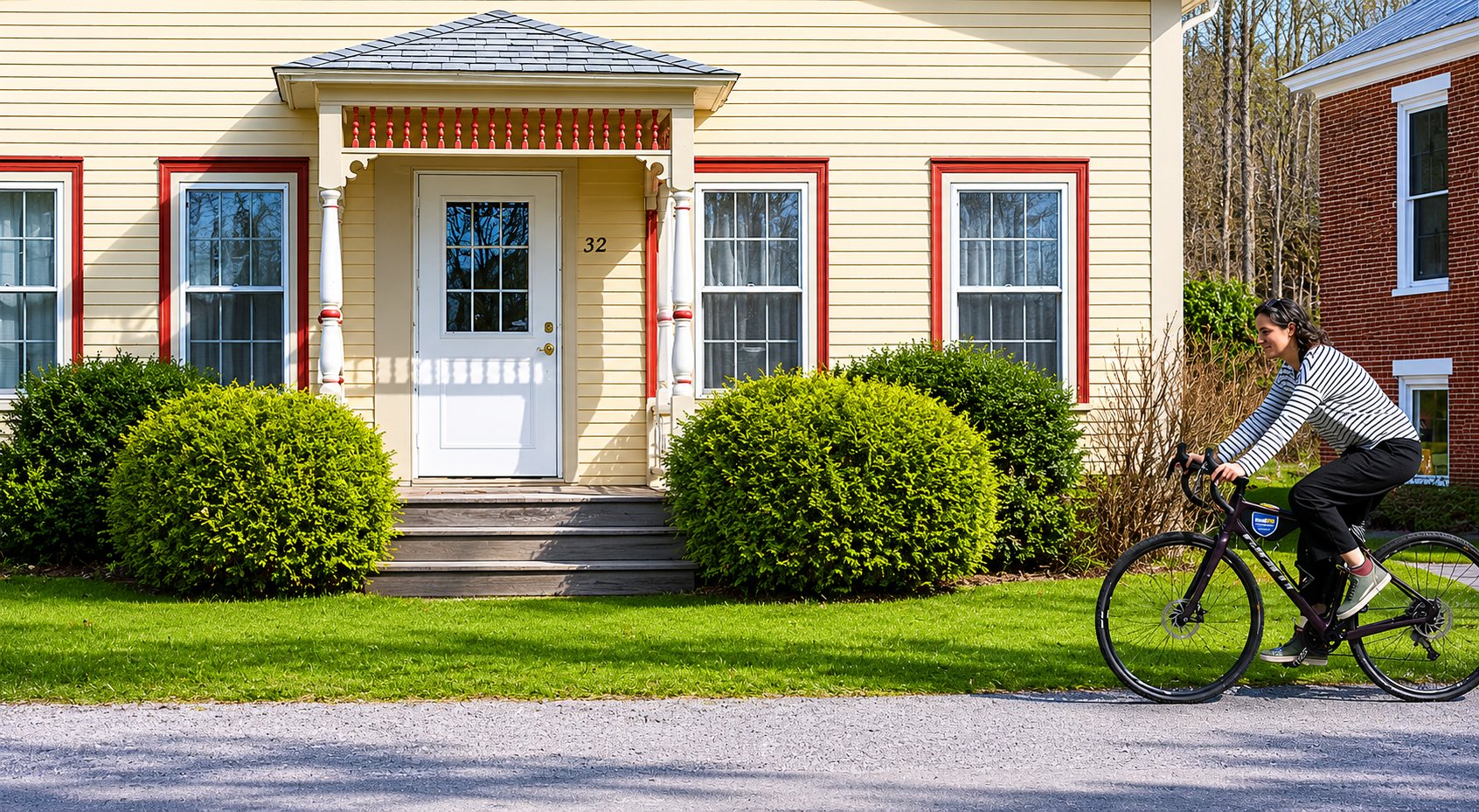 Classic Vermont cottage on the village common